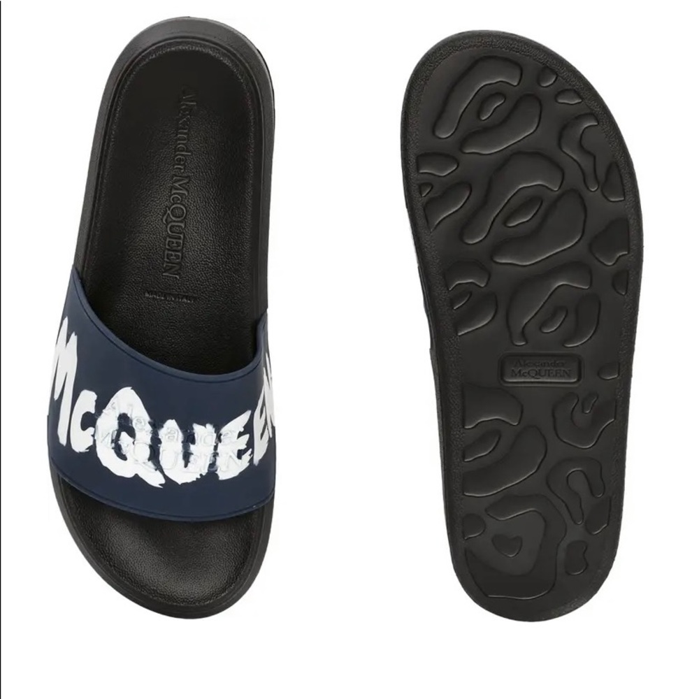 Alexander McQueen Graffiti Pool Slides